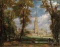 Kathedrale von Salisbury John Constable romantische
